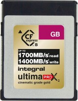 Фото - Карта памяти Integral UltimaPro X2 CFexpress Cinematic Gold Type B 2.0 128 ГБ