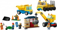 Фото - Конструктор Lego Construction Trucks and Wrecking Ball Crane 60391 