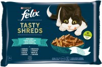 Фото - Корм для кошек Felix Tasty Shreds Fish Selection in Gravy 4 pcs 