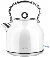 Фото - Электрочайник Haeger EK-22W.023A 2200 Вт 1.7 л  белый