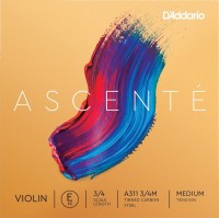 Фото - Струны DAddario Ascente Violin E String 3/4 Size Medium 