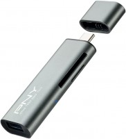 Фото - Картридер / USB-хаб PNY USB-C Card Reader - USB Adapter 