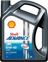 Фото - Моторное масло Shell Advance 4T Ultra 10W-40 4 л