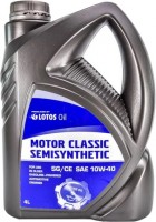 Фото - Моторное масло Lotos Motor Classic Semisyntetic 10W-40 4 л