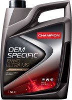 Фото - Моторное масло CHAMPION OEM Specific 10W-40 Ultra MS 5 л