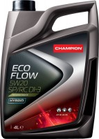 Фото - Моторное масло CHAMPION Eco Flow 5W-20 SP/RC D1-3 4L 4 л