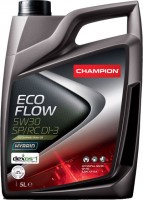 Фото - Моторное масло CHAMPION Eco Flow 5W-30 SP/RC D1-3 5 л