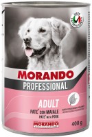 Фото - Корм для собак Morando Professional Adult Dog Pate with Pork 400 g 1 шт