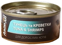 Фото - Корм для кошек AnimAll Cat Adult Tuna with Shrimps 85 g