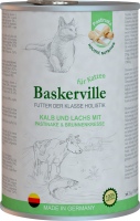 Фото - Корм для кошек Baskerville Cat Can with Veal/Salmon 400 g 