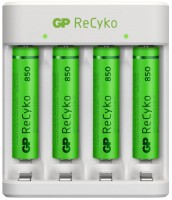 Фото - Зарядка аккумуляторных батареек GP E411 + 4xAAA 850 mAh 