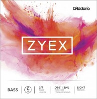 Фото - Струны DAddario ZYEX Double Bass G String 3/4 Light 