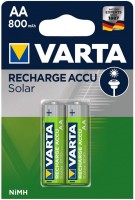 Фото - Аккумулятор / батарейка Varta Rechargeable Accu Solar 2xAA 800 mAh 