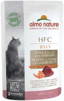 Фото - Корм для кошек Almo Nature HFC Jelly Tuna Fillet with Shrimps 55 g 