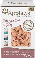 Фото - Корм для кошек Applaws Adult Pouch Fish Selection in Jelly 12 pcs 