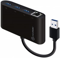 Фото - Картридер / USB-хаб ALOGIC USB 3.0 SuperSpeed 3 Port HUB and Gigabit Ethernet Adapter 