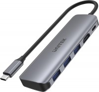 Фото - Картридер / USB-хаб Unitek uHUB P5+ 5-in-1 USB-C Hub with HDMI and 100W Power Delivery 