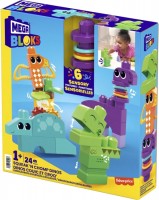 Фото - Конструктор MEGA Bloks Squeak N Chomp Dinos HKN43 