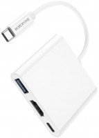 Фото - Картридер / USB-хаб Borofone DH4