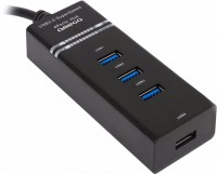Фото - Картридер / USB-хаб Omega OUH34B
