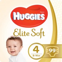 Фото - Подгузники Huggies Elite Soft 4 / 99 pcs 