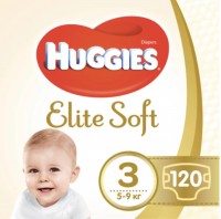 Фото - Подгузники Huggies Elite Soft 3 / 120 pcs 