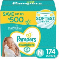 Фото - Подгузники Pampers Swaddlers N / 174 pcs 