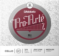 Фото - Струны DAddario Pro-Arte Cello String Set 3/4 Size Medium 