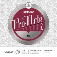 Фото - Струны DAddario Pro-Arte Cello G String 3/4 Size Medium 