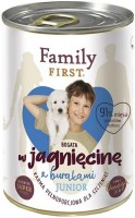 Фото - Корм для собак Family First Canned Junior Lamb/Beetroot 400 g 1 шт