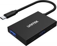 Фото - Картридер / USB-хаб Unitek uHUB Q4 Advanced 4-in-1 USB-C Hub in 10Gbps 