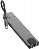 Фото - Картридер / USB-хаб LINQ 8in1 Pro USB-C 10Gbps Multiport Hub with 4K HDMI Ethernet and Card Reader 