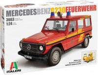 Фото - Сборная модель ITALERI Mercedes Benz G230 Feuerwehr (1:24) 