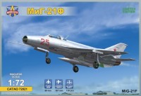 Фото - Сборная модель Modelsvit MiG-21F(Izdeliye 72) Soviet Supersonic Fighter (1:72)