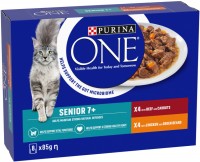 Фото - Корм для кошек Purina ONE Senior 7+ Chicken/Beef Pouch 8 pcs 