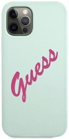 Фото - Чехол GUESS Liquid Silicone Script Logo for iPhone 12/12 Pro 