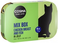 Фото - Корм для кошек Cosma Pure Love Chicken Breast/Fish 6 pcs 