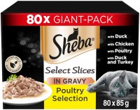 Фото - Корм для кошек Sheba Select Slices Poultry Selection in Gravy  80 pcs