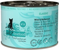 Фото - Корм для кошек Catz Finefood Classic Can Game/Rose Fish 200 g 