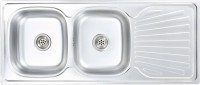 Фото - Кухонная мойка VidaXL Kitchen Sink Double Basin 120x50 145075 1200x500