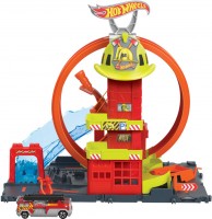 Фото - Автотрек / железная дорога Hot Wheels Super Loop Fire Station HKX41 