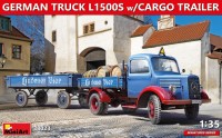 Фото - Сборная модель MiniArt German Truck L1500s w/Cargo Trailer (1:35) 