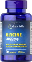 Фото - Аминокислоты Puritans Pride Glycine 3000 mg 90 cap 