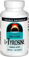 Фото - Аминокислоты Source Naturals L-Tyrosine 500 mg 100 tab 