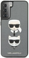 Фото - Чехол Karl Lagerfeld Saffiano Karl & Choupette for Galaxy S21+ 