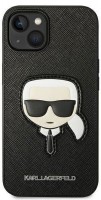 Фото - Чехол Karl Lagerfeld Saffiano Karl's Head Patch for iPhone 14 