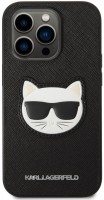 Фото - Чехол Karl Lagerfeld Saffiano Choupette Head Patch for iPhone 14 Pro 