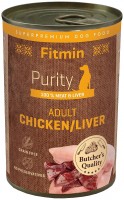 Фото - Корм для собак Fitmin Purity Adult Chicken/Liver 400 g 1 шт