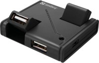 Фото - Картридер / USB-хаб Sandberg USB Hub 4 Ports 