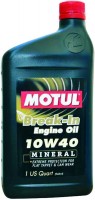Фото - Моторное масло Motul Break-In Engine Oil 10W-40 1L 1 л